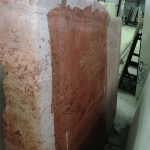red traventine